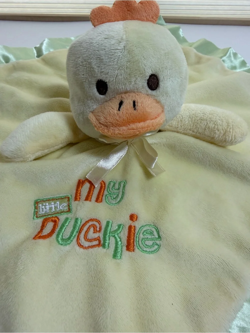 Baby Gear Soft Yellow Duckie Baby Comfort Blanket - Plush Lovey. Read